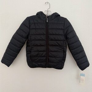 Kids Cat & Jack Black Puffer Jacket - S